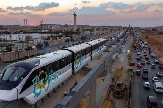 محطة مونوريل محور السادات