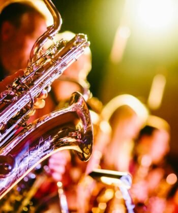 Jazz band performing on stage – Cairo International Jazz Festival
