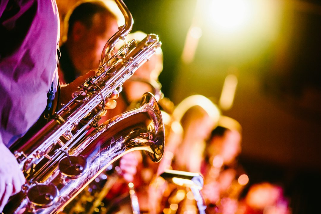 Jazz band performing on stage – Cairo International Jazz Festival
