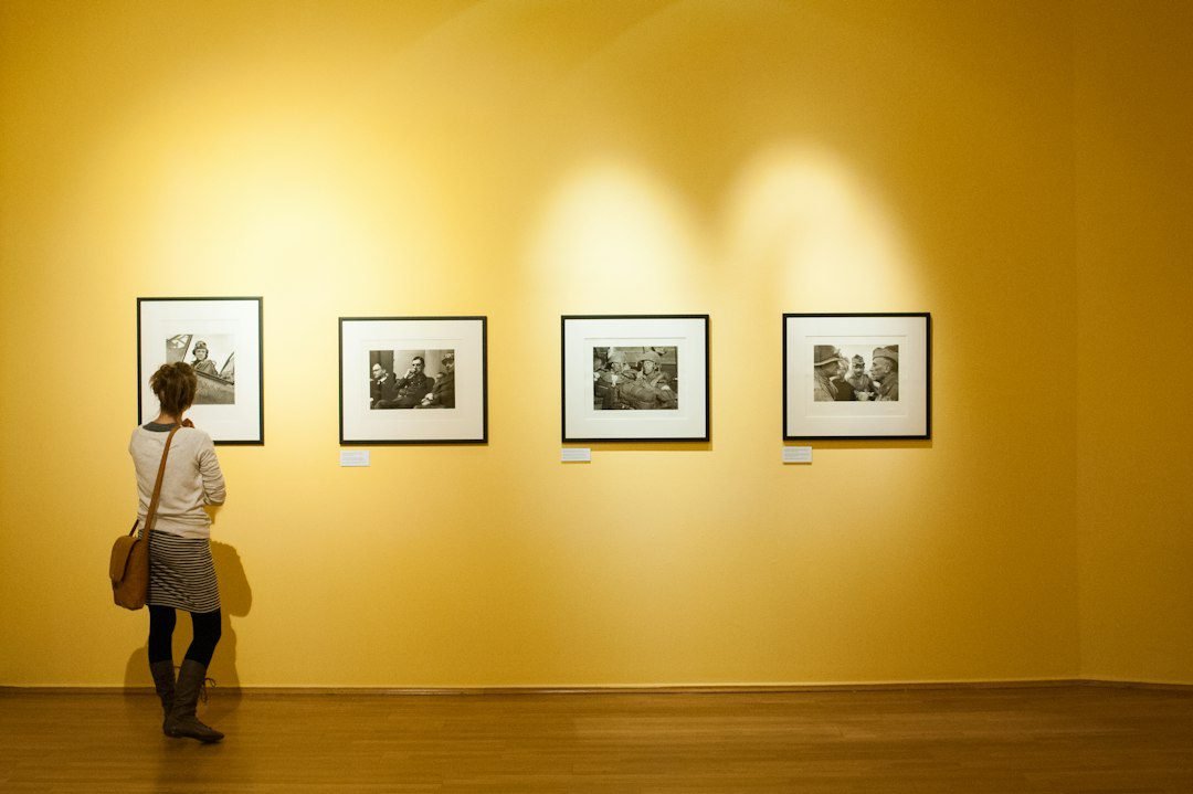 Framed photographs on a gallery wall – Cairo Photo Week