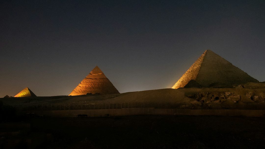 Giza Pyramids at night – Sound and Light Show